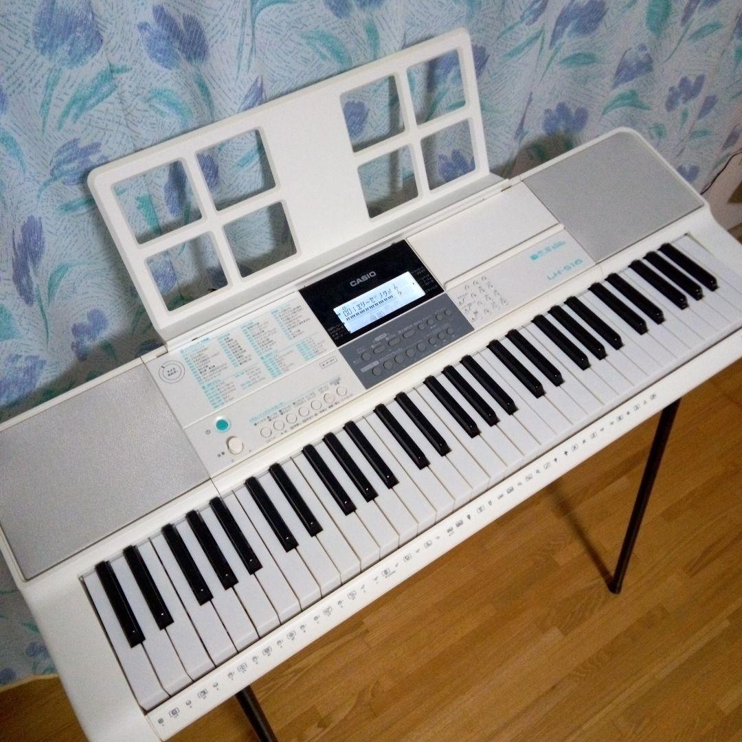 CASIO 電子ピアノ・キーボード LK-516 スタンド付　【送料込み】