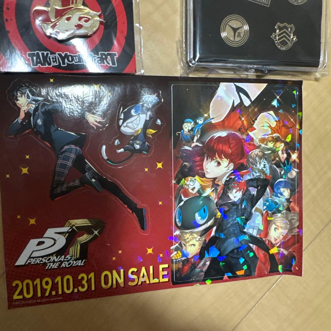ペルソナ　エンブレムピンズ5校セット＋怪盗団ピンズ　おまけ有　PERSONA5