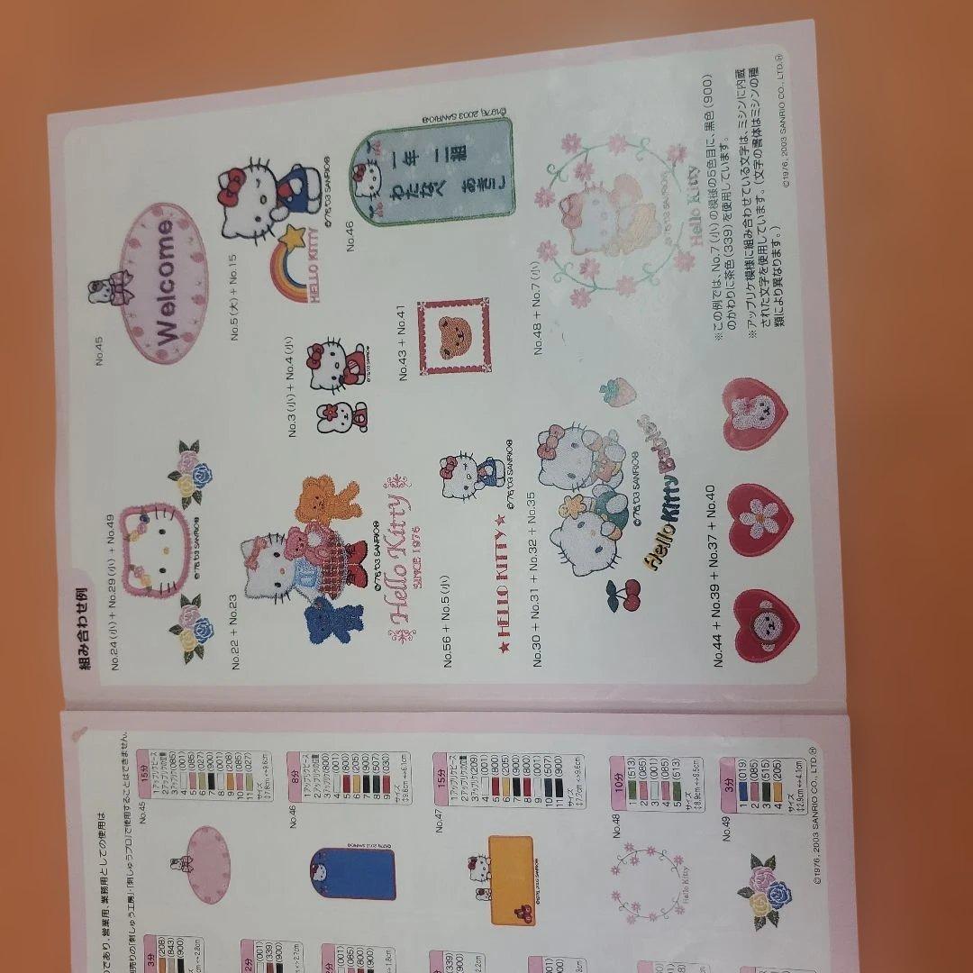 Hello Kitty 刺繍デザイン集 CD-ROM！ブラザ～刺繍カードです！