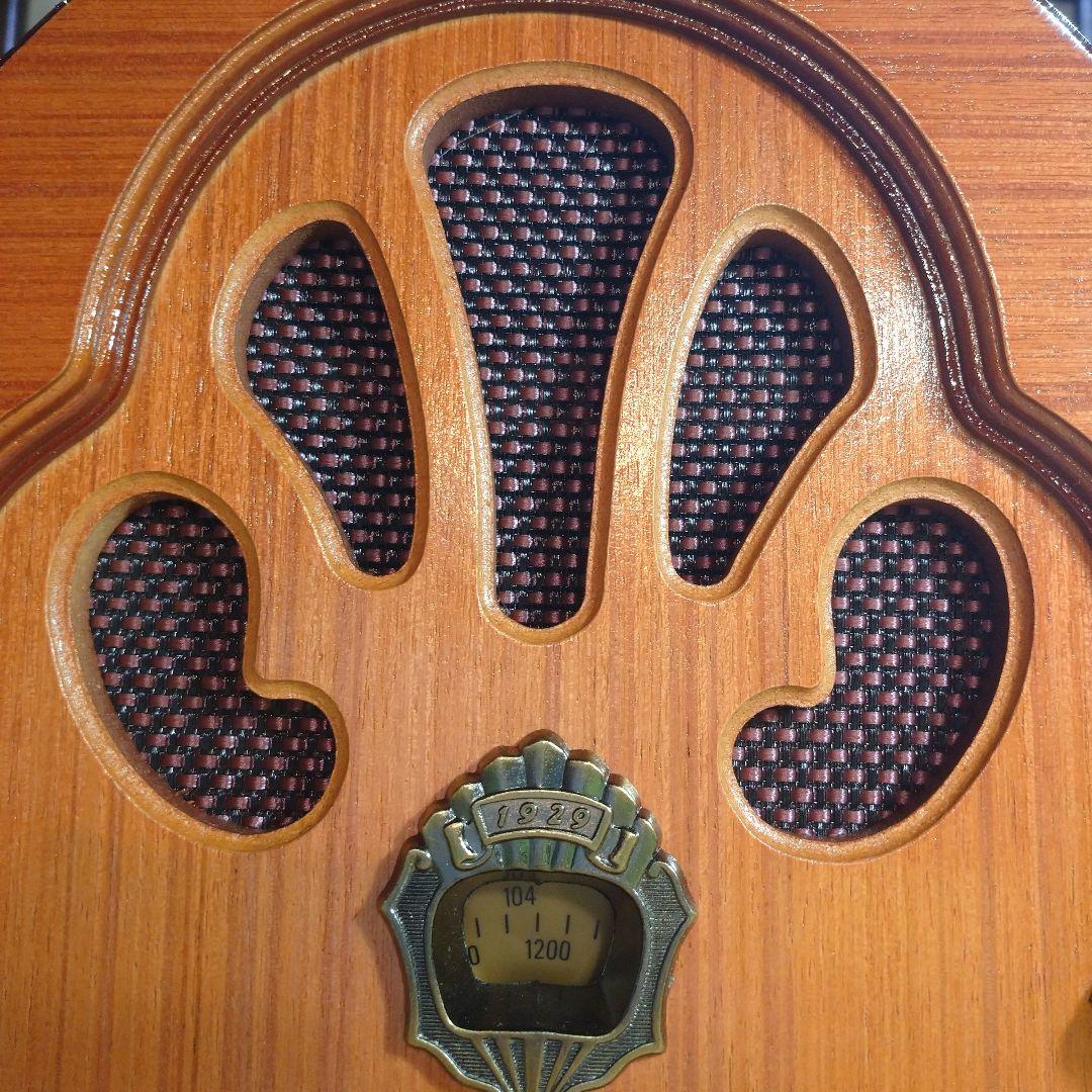 未使用品　ジョージア AM/FMラジオ 当選品 ノベルティ　木製