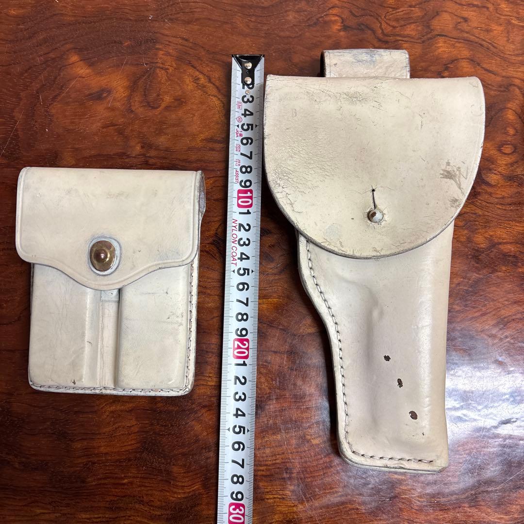 ホワイトレザー ホルスター　0205o232
