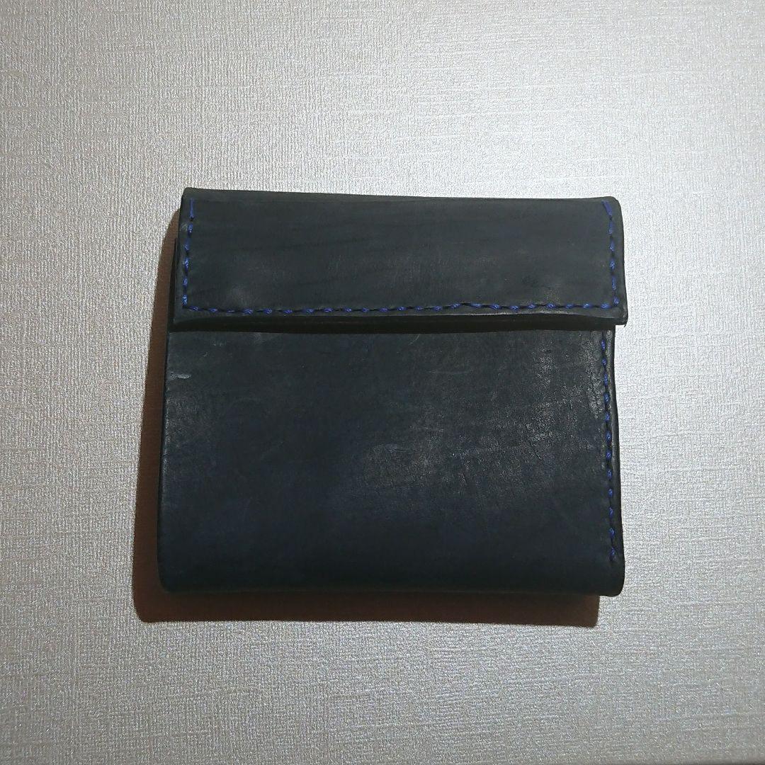 ヌバックレザー二つ降り財布