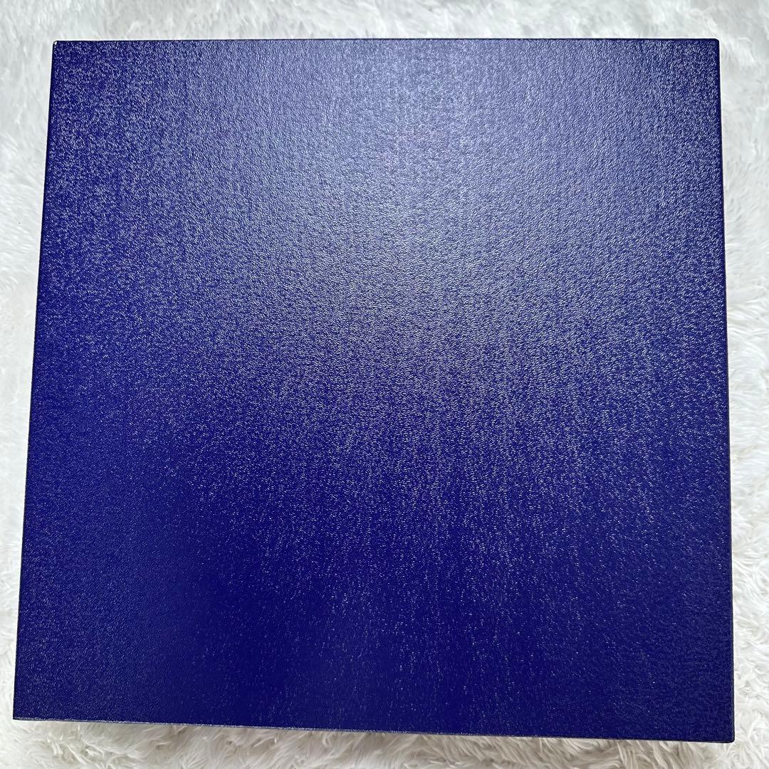 未使用　 ケーキプレート 金彩 スクエア型 黒壺　 箱付き