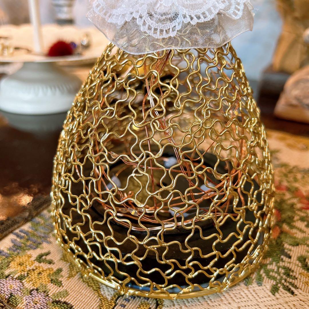 素敵に飾れるアクセサリースタンド ドレスアップトルソー 電飾付（電池蓋欠品）