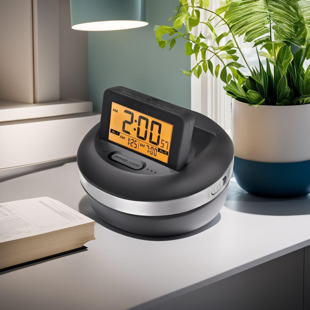 ☆ブルブル　強力振動式目覚まし時計、絶対起きれる