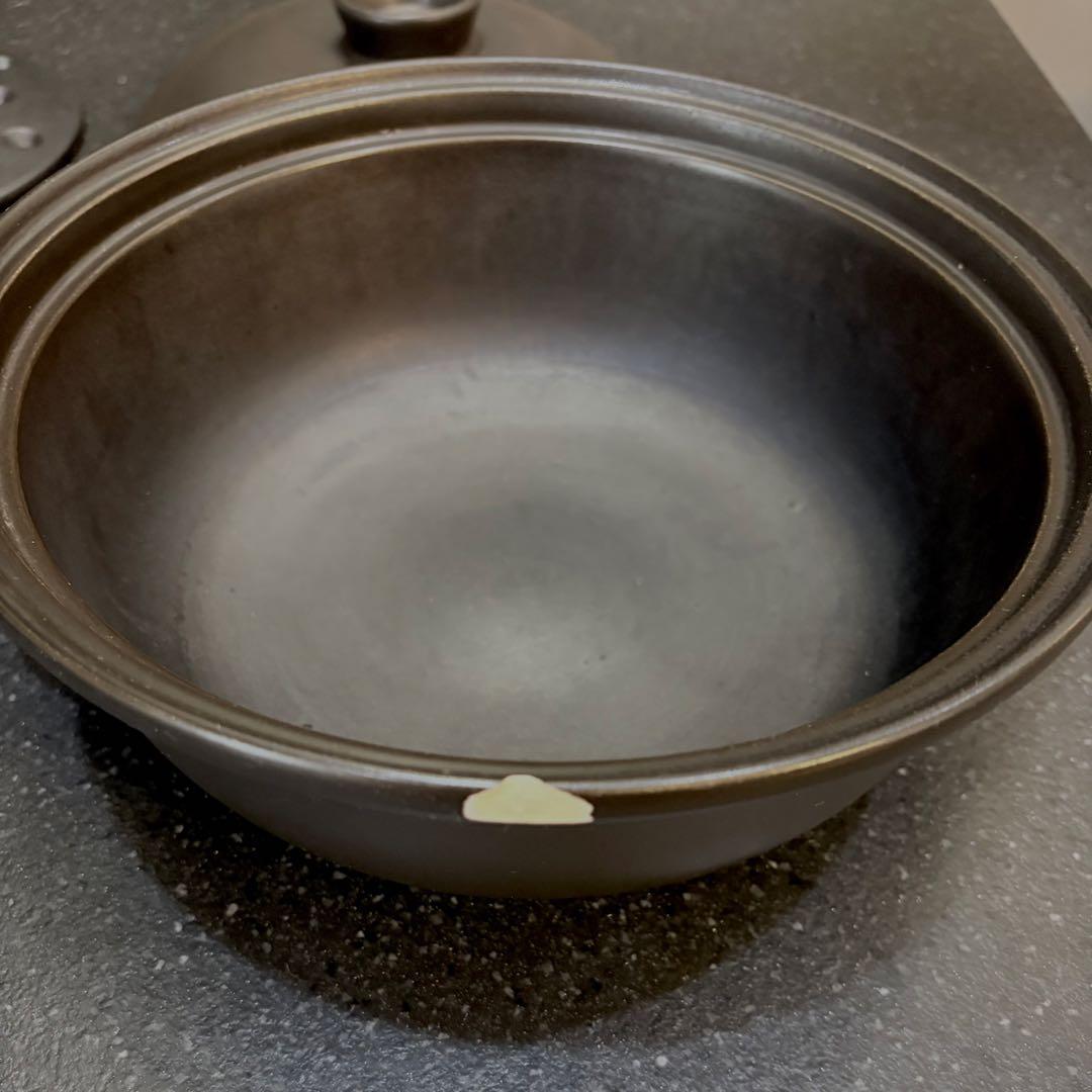 磁性鍋　両手鍋Lサイズ　４点セット（深鍋、浅鍋、ふた、スノコ） 調理器具　電磁波