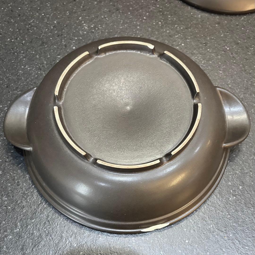 磁性鍋　両手鍋Lサイズ　４点セット（深鍋、浅鍋、ふた、スノコ） 調理器具　電磁波