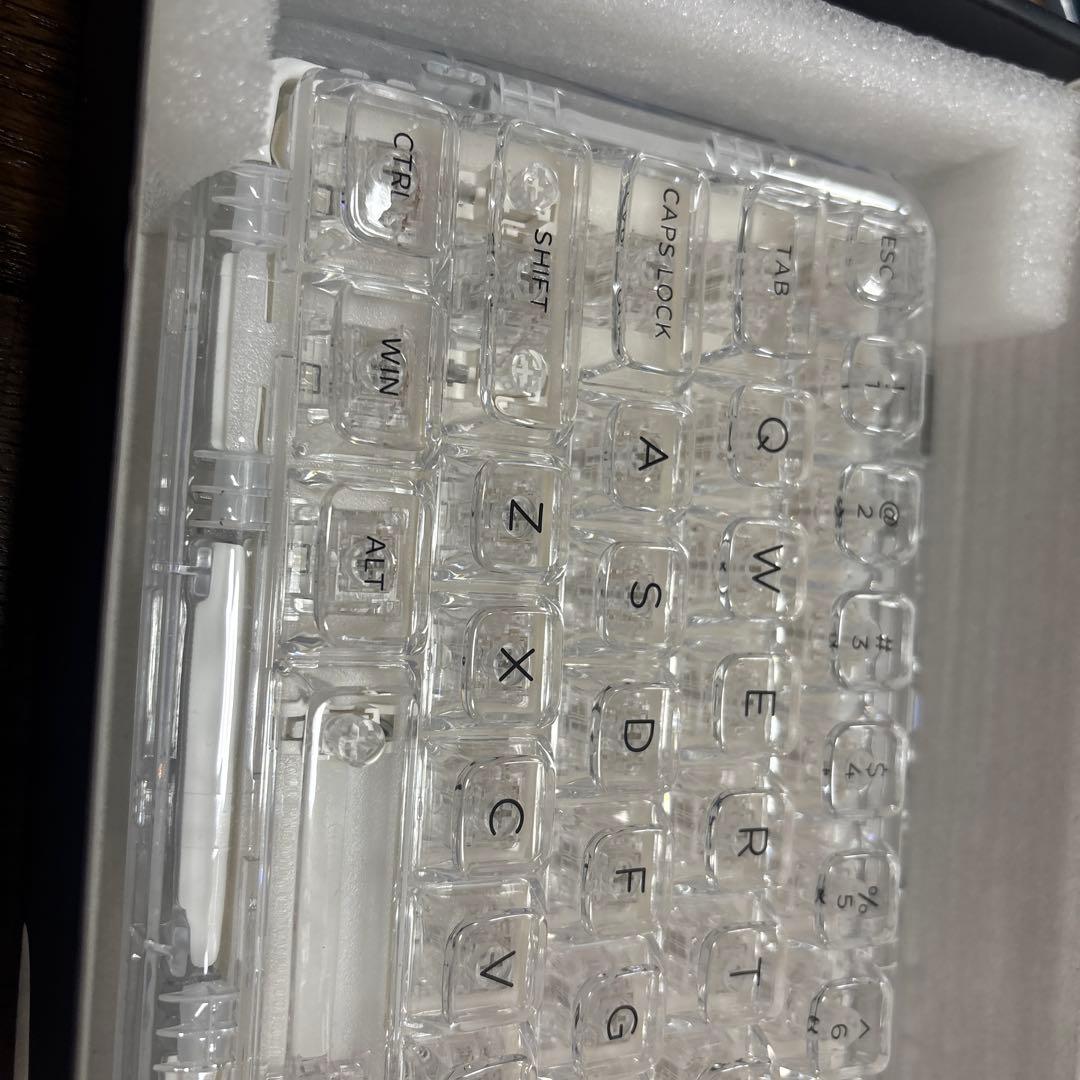 YUNZII X71 キーボード クリスタルアイス軸