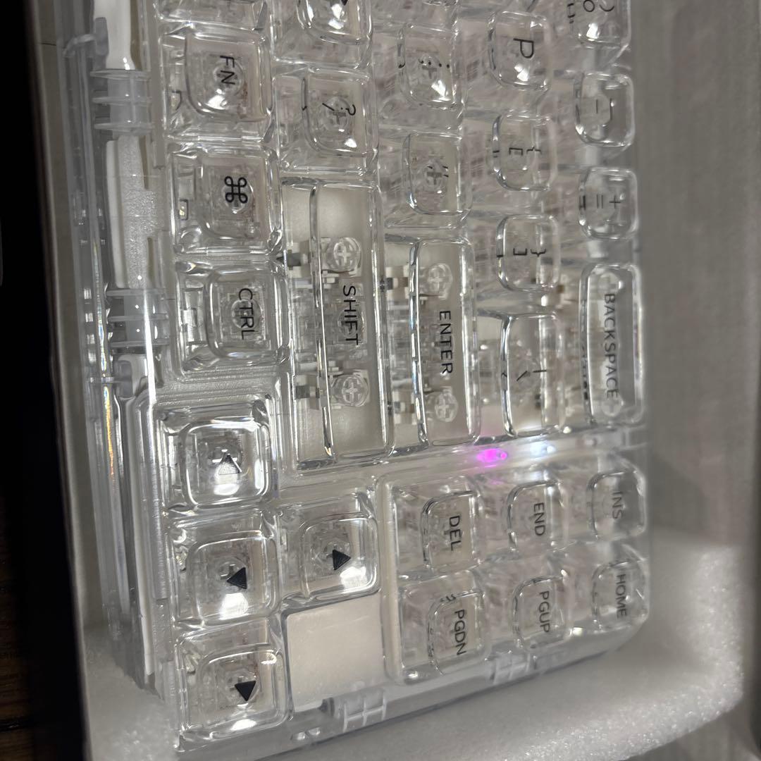 YUNZII X71 キーボード クリスタルアイス軸