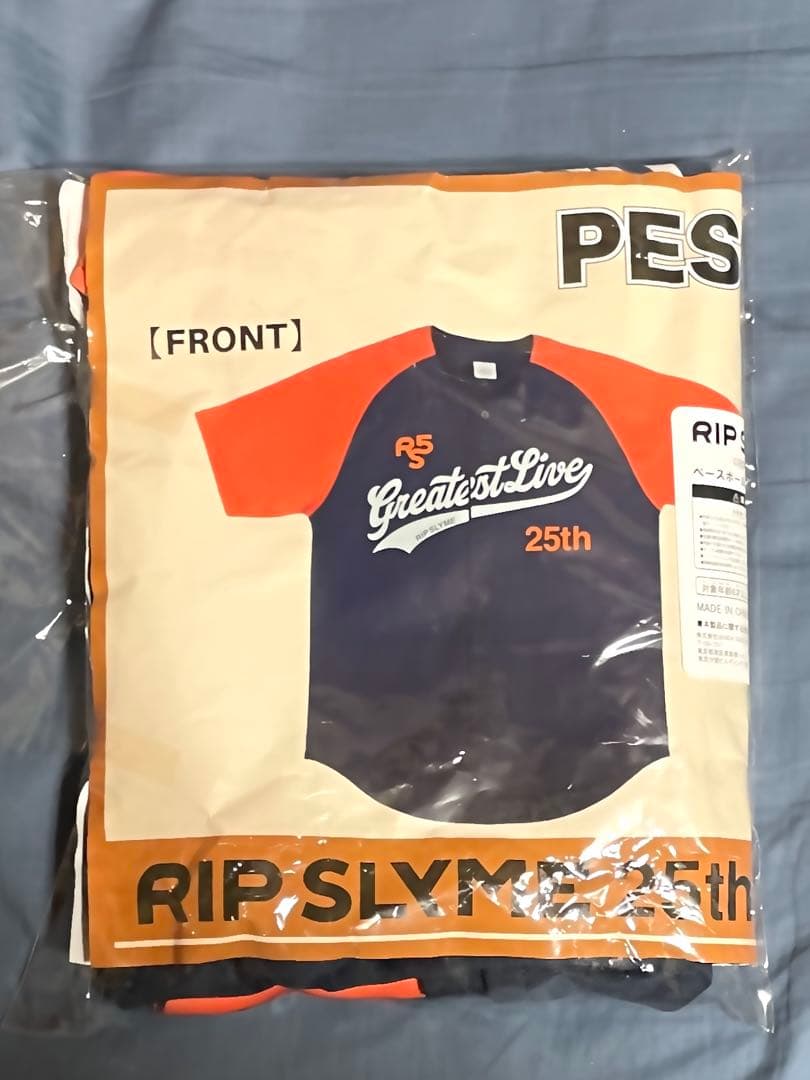 RIP SLYME GREATEST LIVE ベースボールシャツ　PES