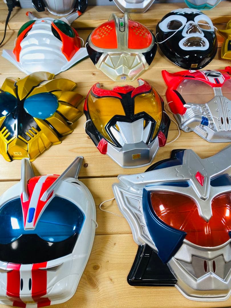 仮面ライダー　フィギュア　特撮　怪人　昭和レトロ　　お面　おめん　まとめ