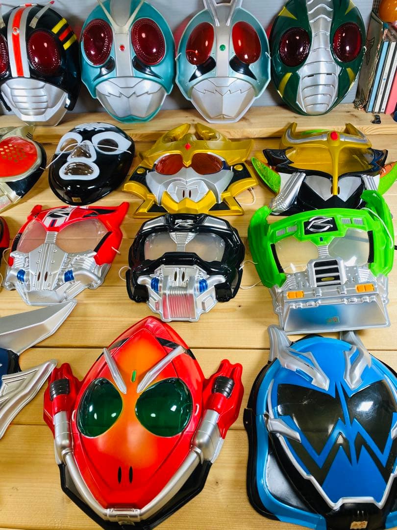 仮面ライダー　フィギュア　特撮　怪人　昭和レトロ　　お面　おめん　まとめ