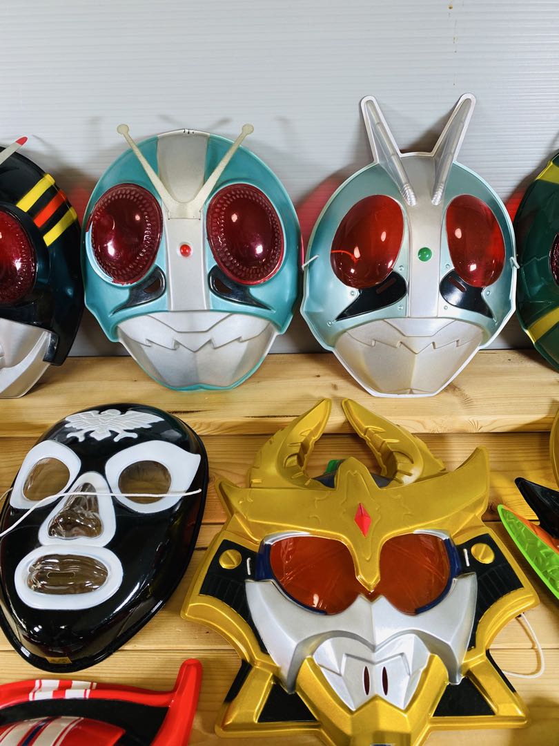 仮面ライダー　フィギュア　特撮　怪人　昭和レトロ　　お面　おめん　まとめ