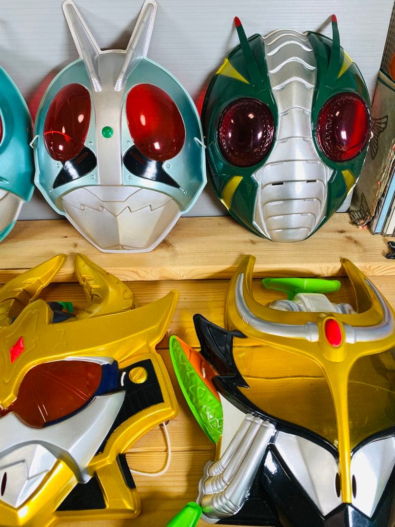 仮面ライダー　フィギュア　特撮　怪人　昭和レトロ　　お面　おめん　まとめ
