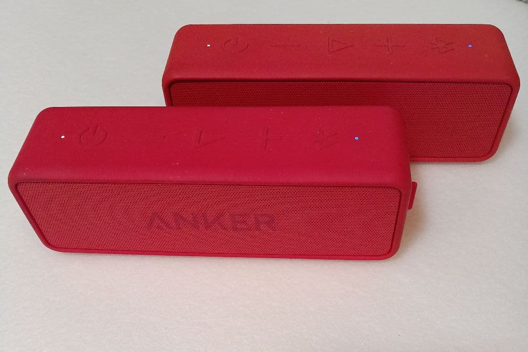 ANKER Soundcore2　PartyCast良好　レッド　2台