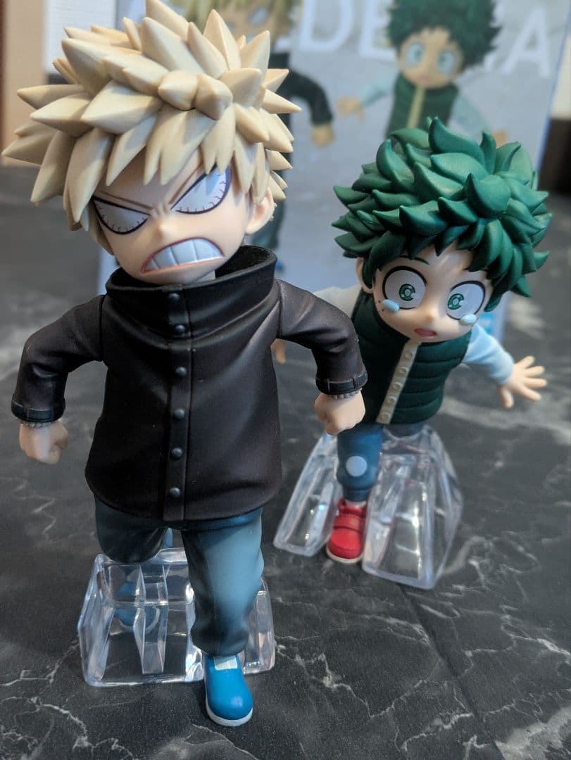 一番くじヒロアカ　E賞　いずくかつき　C賞　いずくてんこ　フィギュア　幼少期