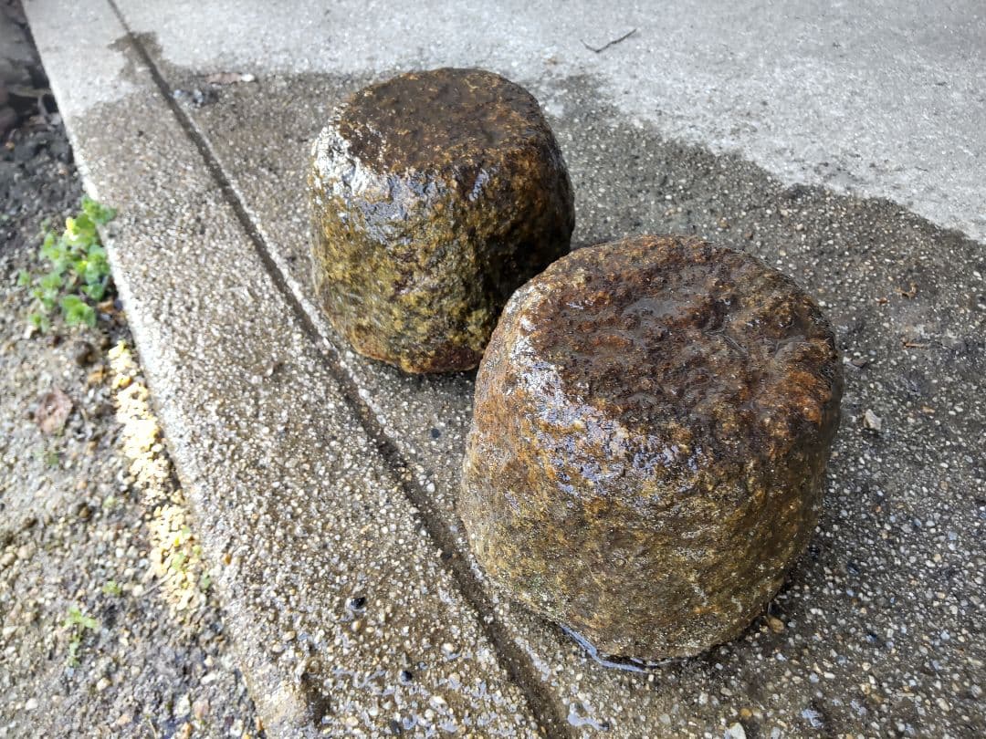 鞍馬石束石 ２個