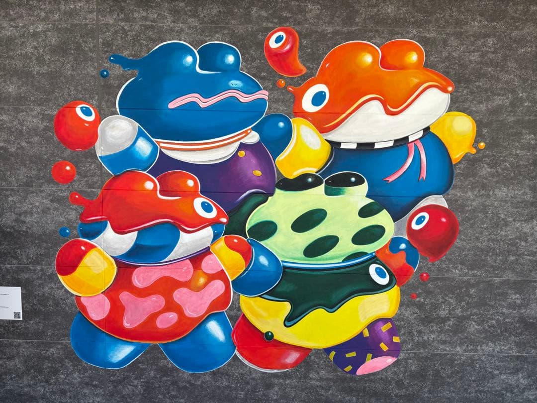 【原画】杉野ギーノス 32センチ角 オイルパステル 万博　EXPO2025