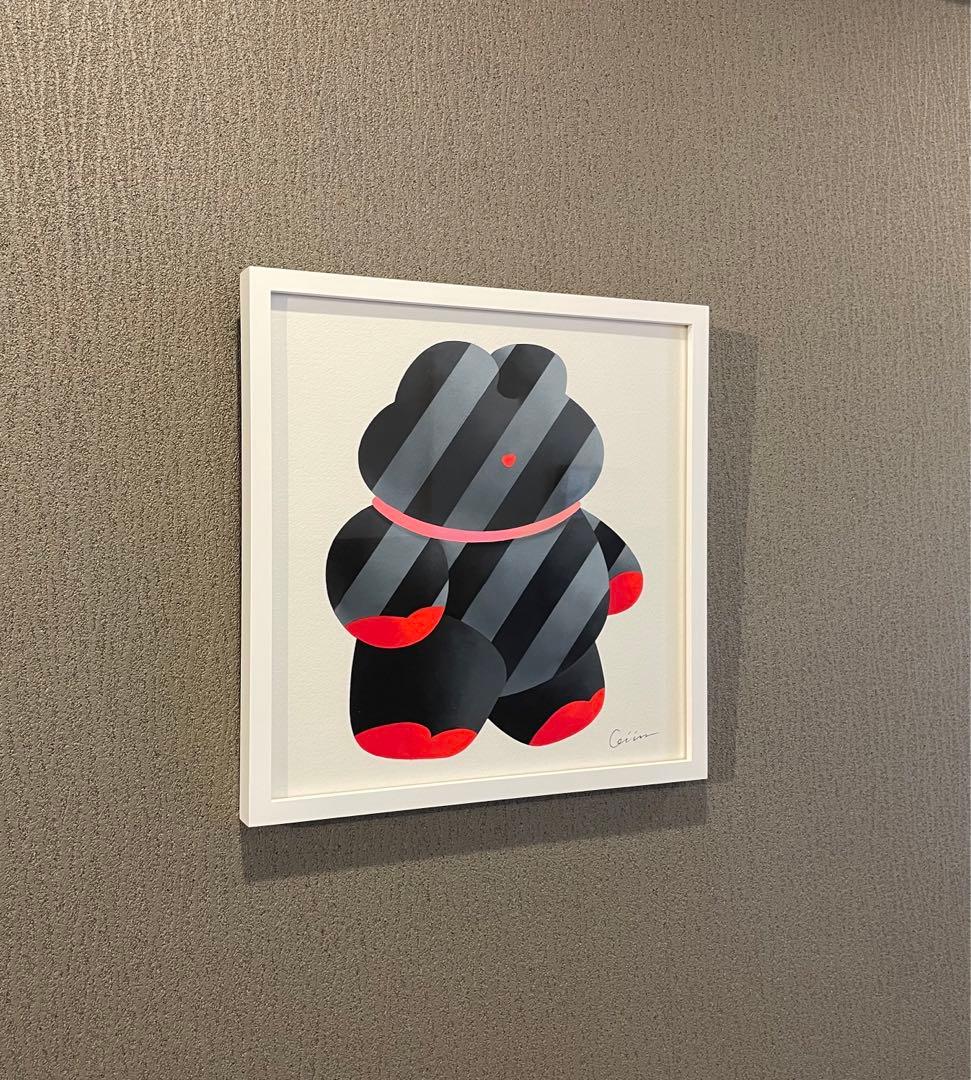 【原画】杉野ギーノス 32センチ角 オイルパステル 万博　EXPO2025