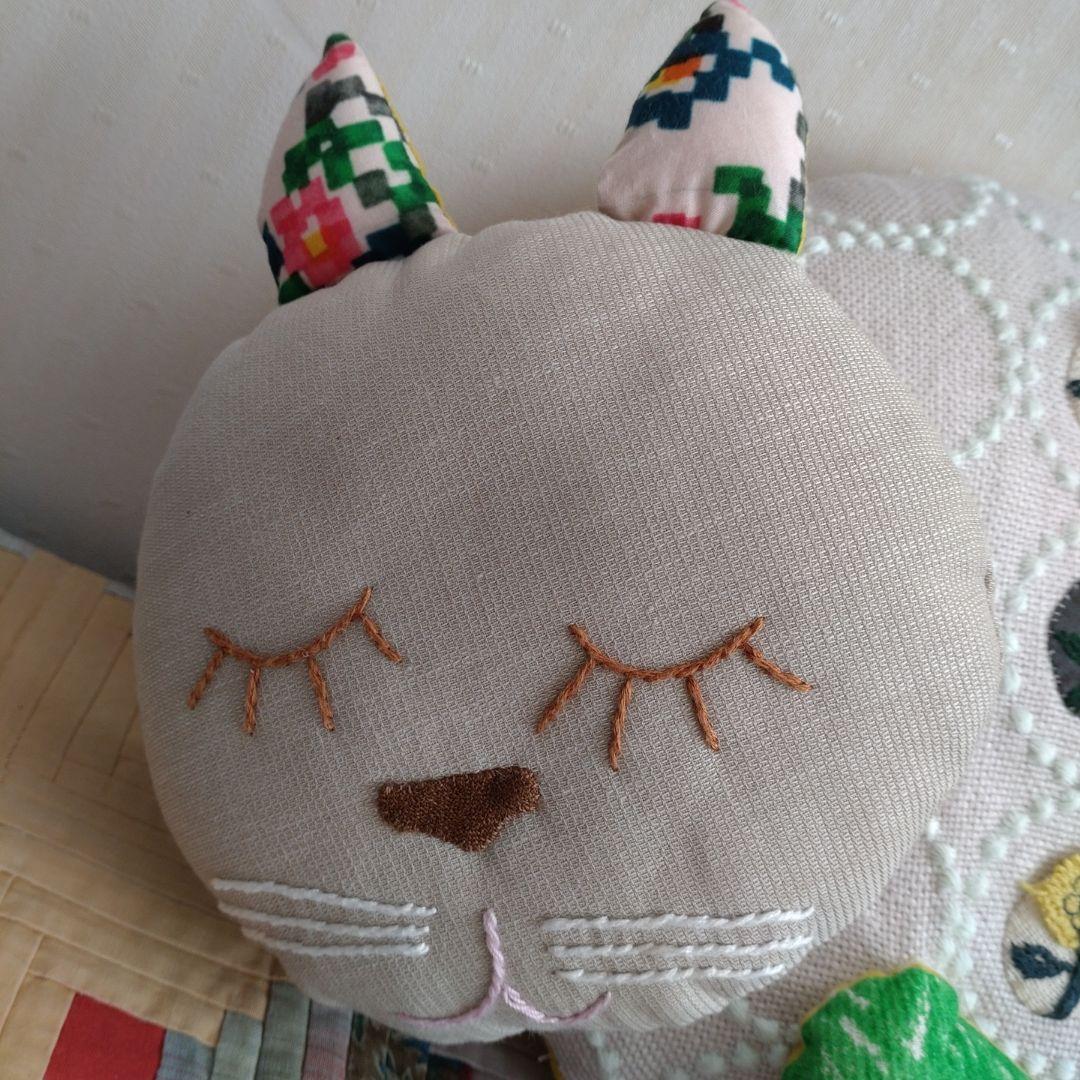 ミナペルホネン・ハンドメイド☆居眠りねこちゃん