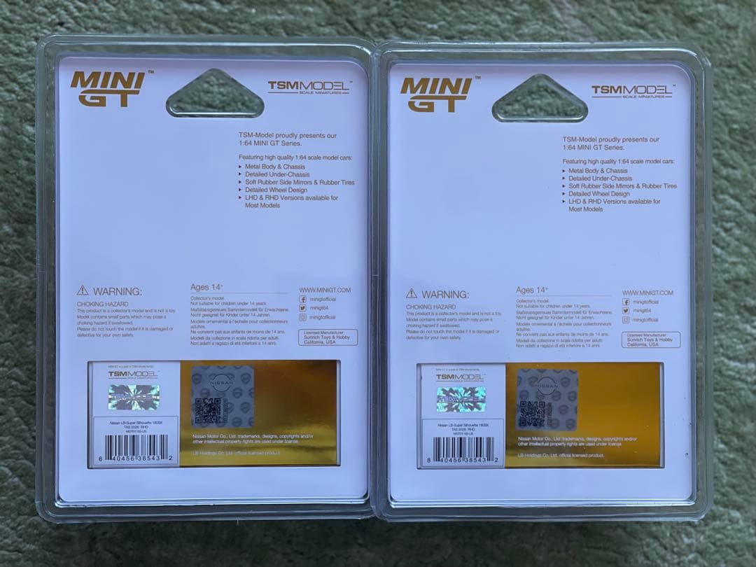 MINI GT 日産 180sx LBWK 東京オートサロン 限定 2個セット