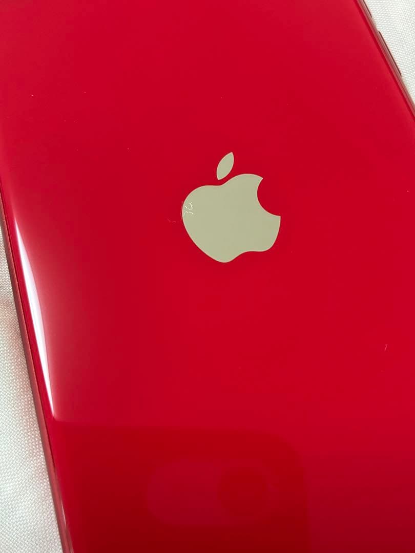 ★iPhone SE2 赤64GB SIMフリー バッテリー100% 箱付き★