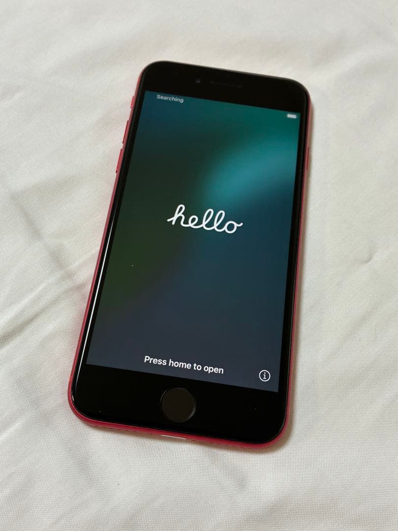 ★iPhone SE2 赤64GB SIMフリー バッテリー100% 箱付き★