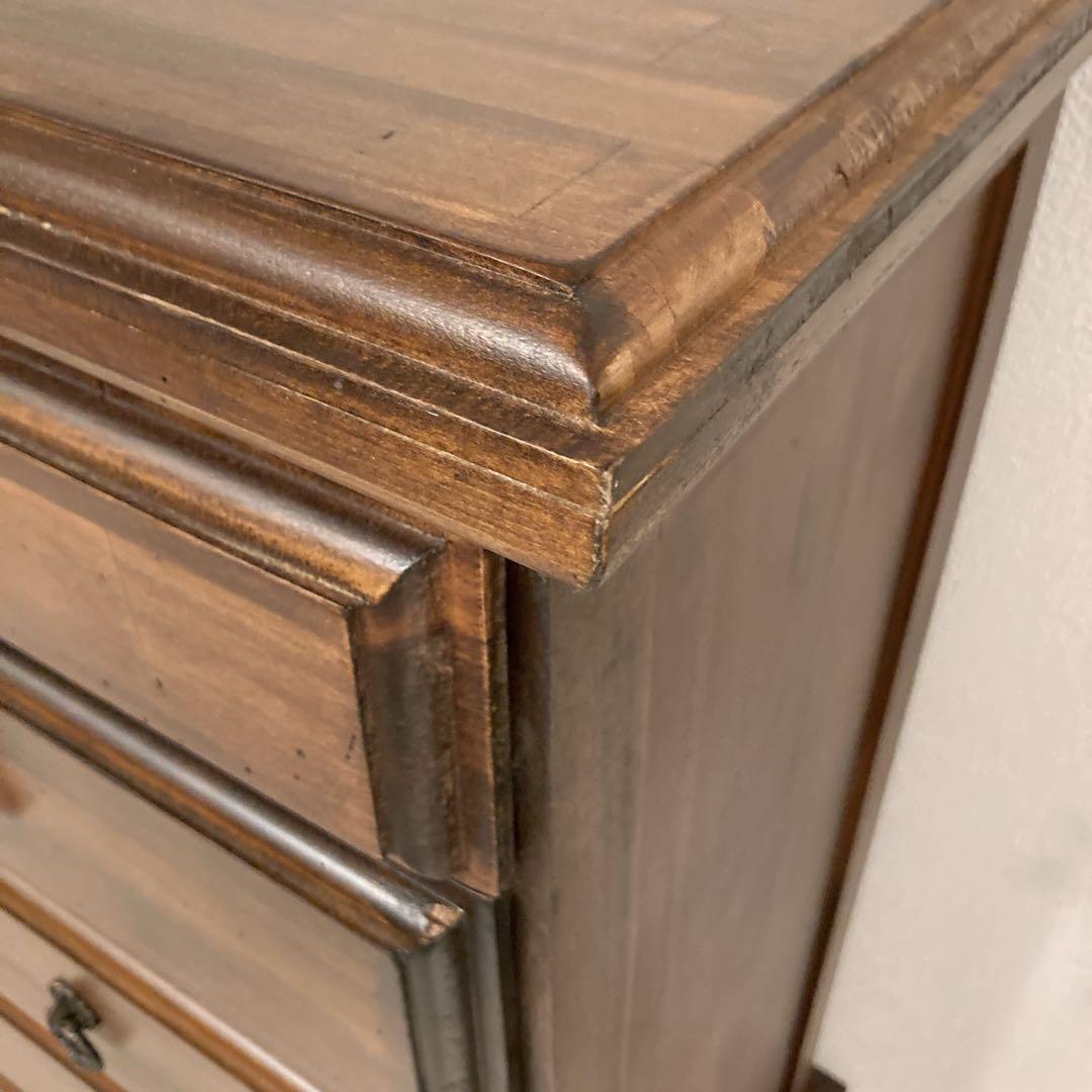 ビンテージチェスト　レトロアンティーク　5段　ブラウン