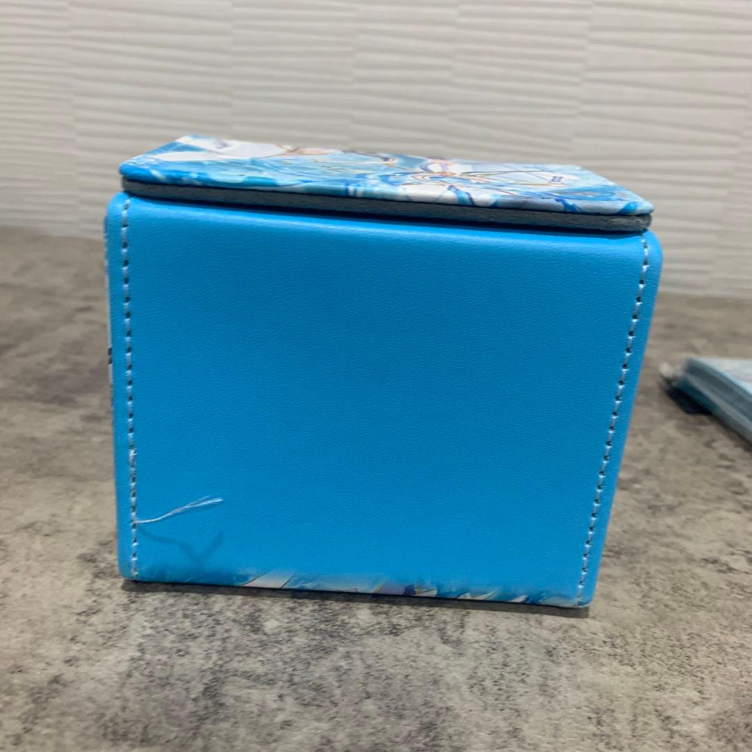 遊戯王 聖殿の水遣い 合皮製デッキケース　スリーブ二点セット