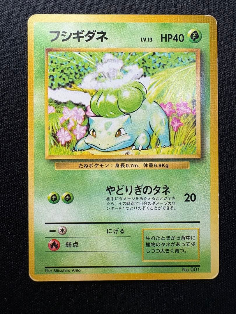 ポケモンカード　御三家　旧裏　初版　マークなし　ヒトカゲ　フシギダネ　ゼニガメ