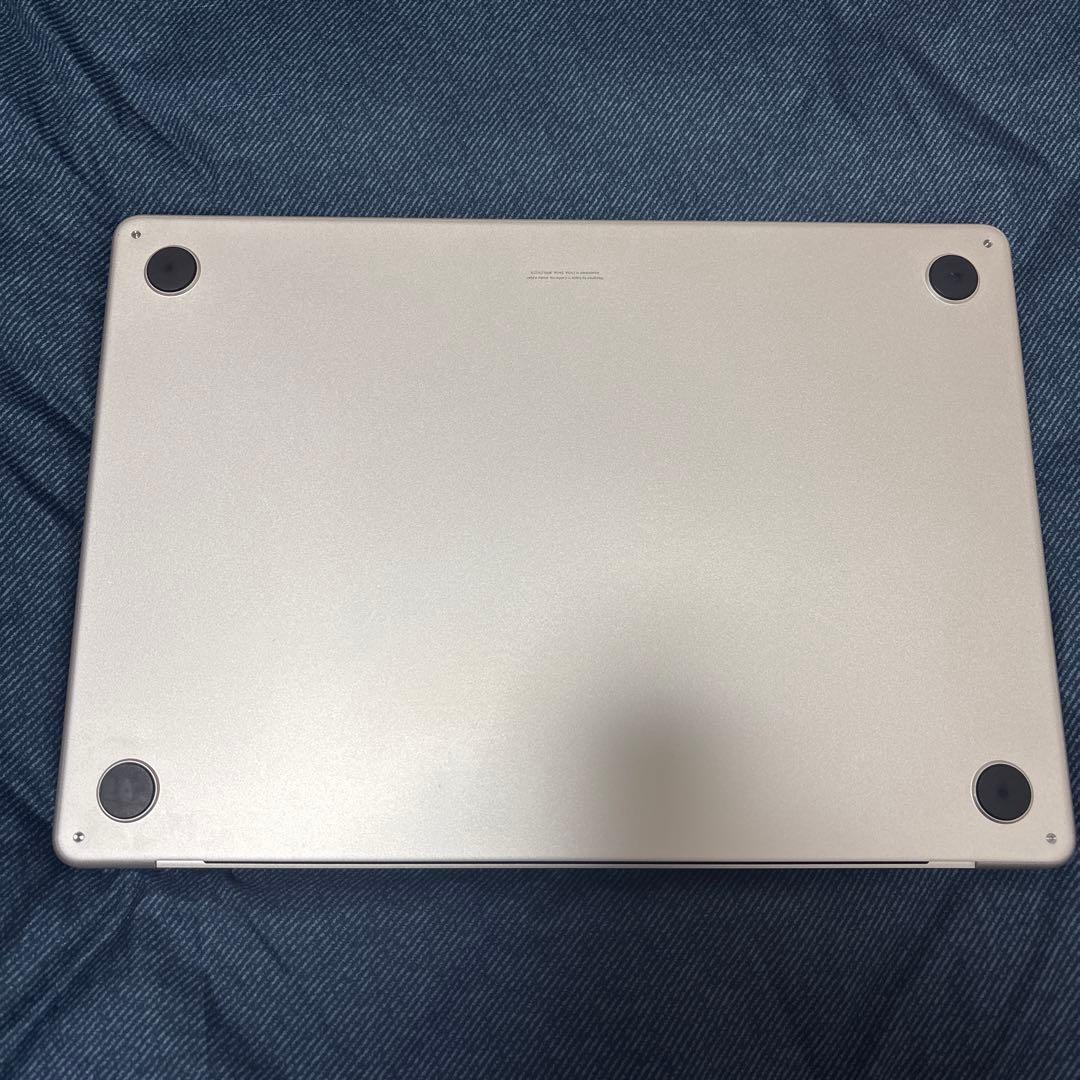 【極美品】MacBook Air 15インチ M2 16GB 512GB シルバ