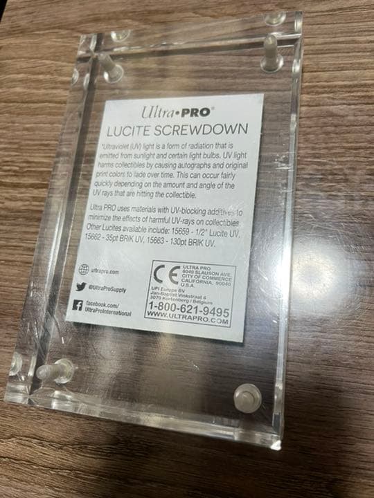 ルサイト UVカット スクリューダウン 1インチ ウルトラプロ 2セット