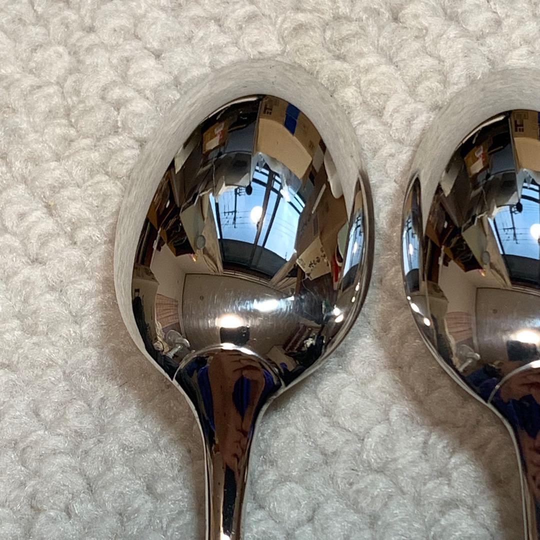 極美品　クリストフル　フィデリオ　洋銀シルバーコーティング　コーヒースプーン3本