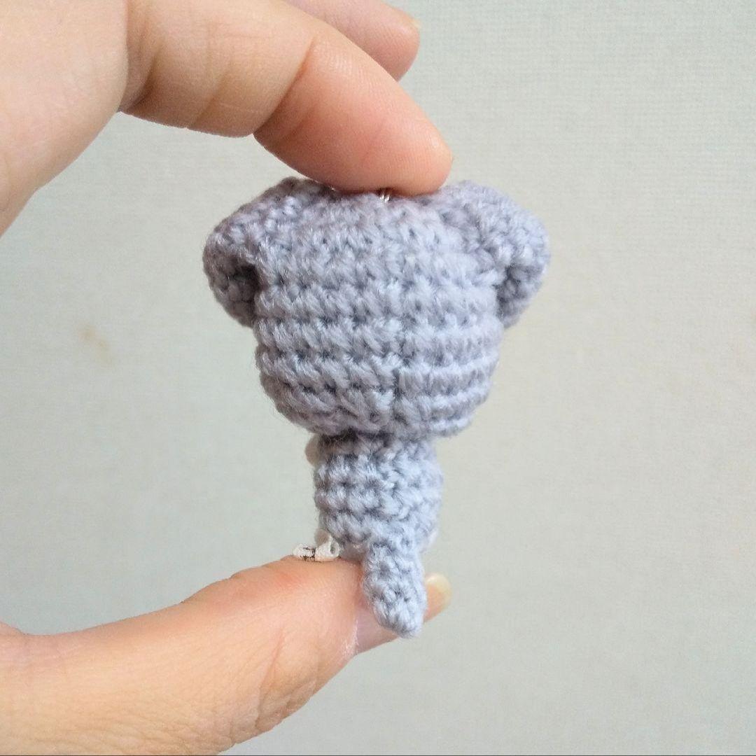 009　シュナウザーのあみぐるみ