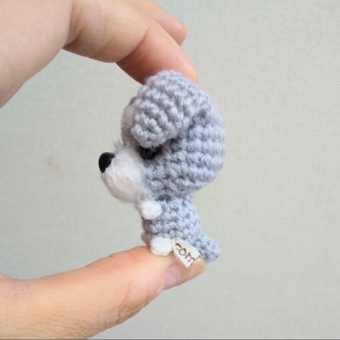 009　シュナウザーのあみぐるみ