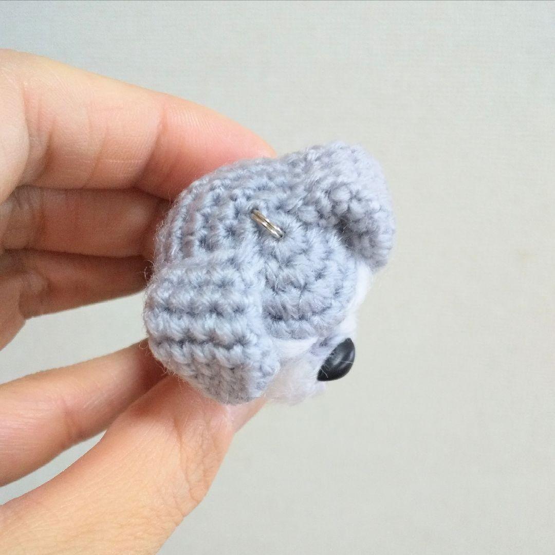 009　シュナウザーのあみぐるみ