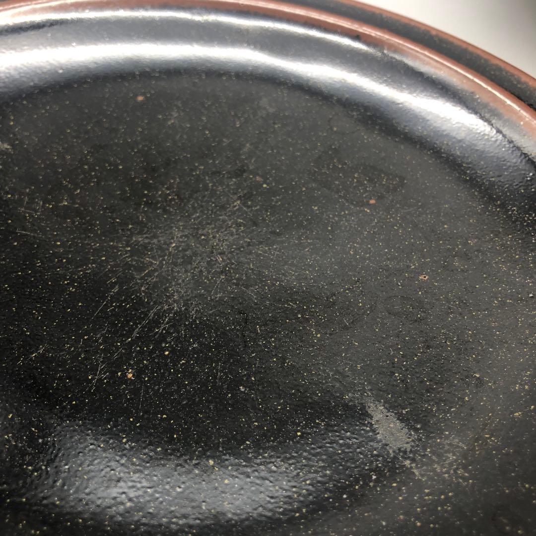 希少年代物レトロ厚み重厚感あり陶器お皿プレート24cm5枚ビンテージ食器骨董品