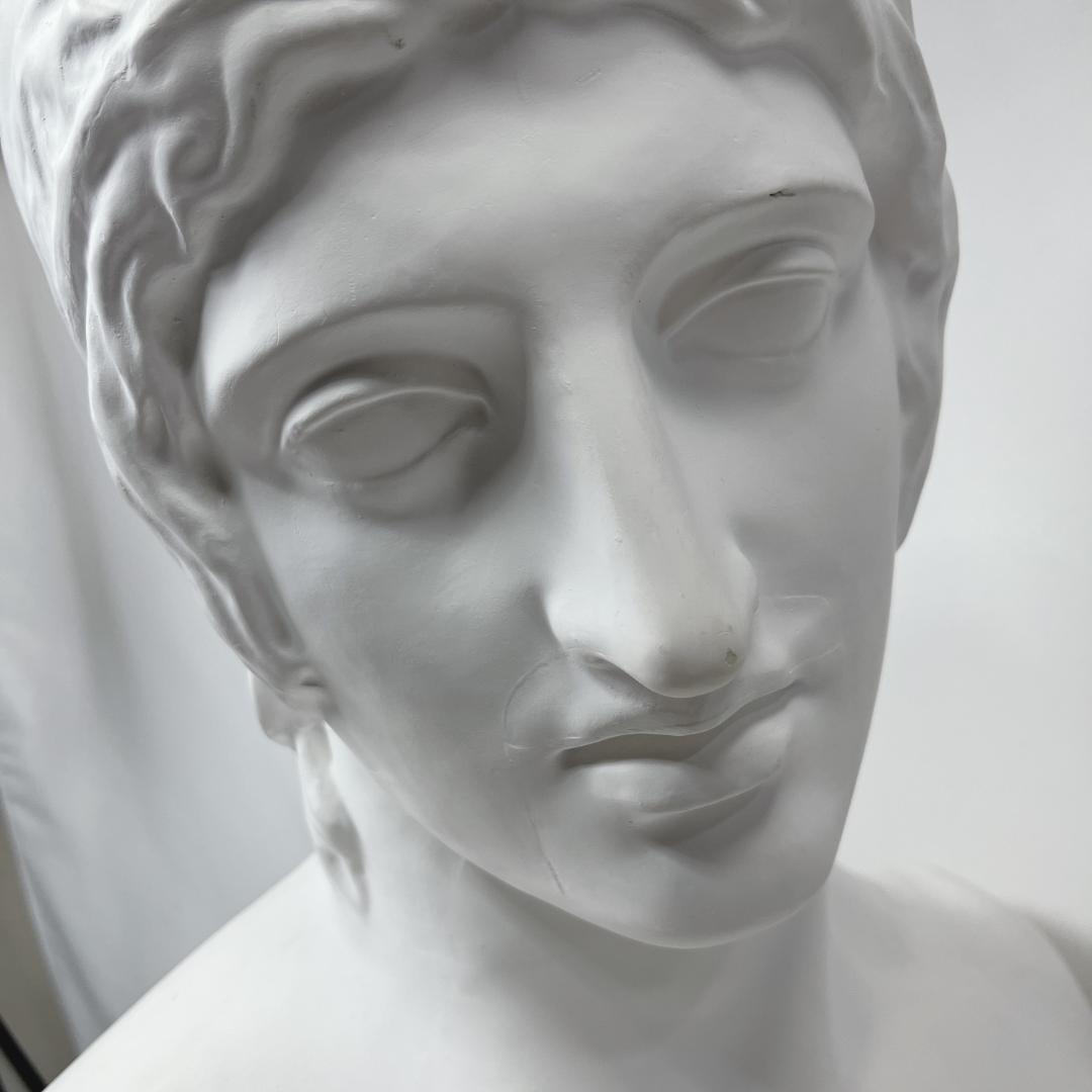 美品☘️　胸像　マルス　デッサン用　石膏像　ボルゲーゼのマルス　美大
