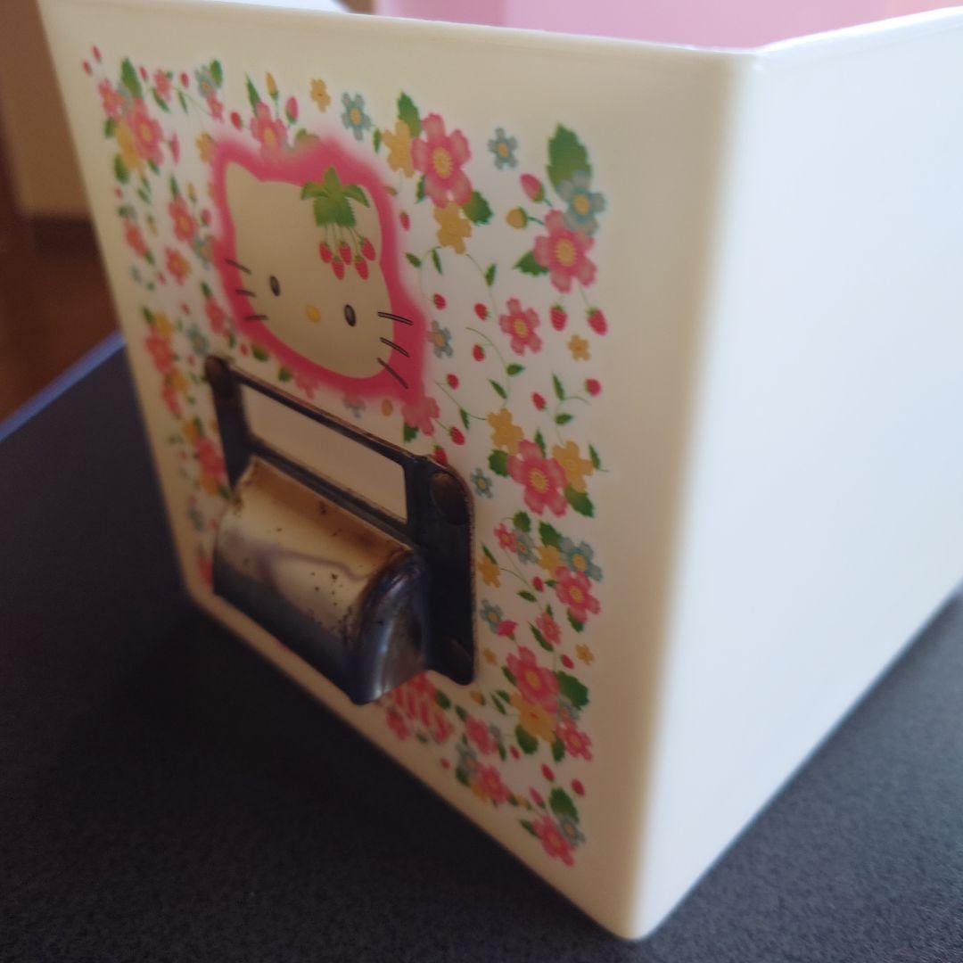 Hello Kitty 花柄収納ボックス2001年人気柄