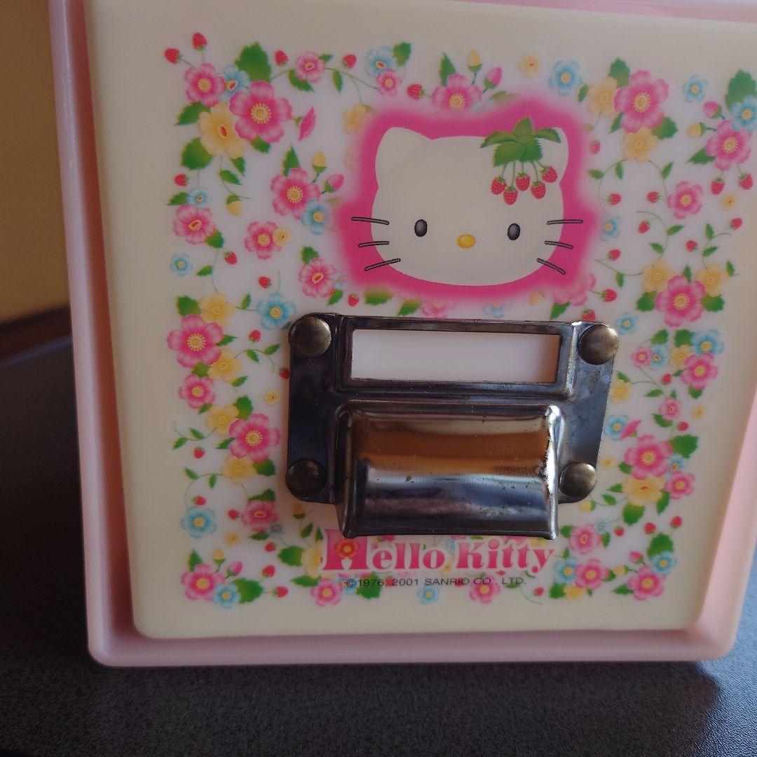 Hello Kitty 花柄収納ボックス2001年人気柄