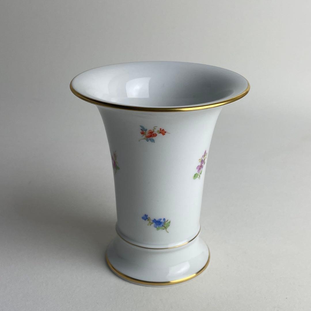 Meissen マイセン 散らし小花 花紋 花瓶