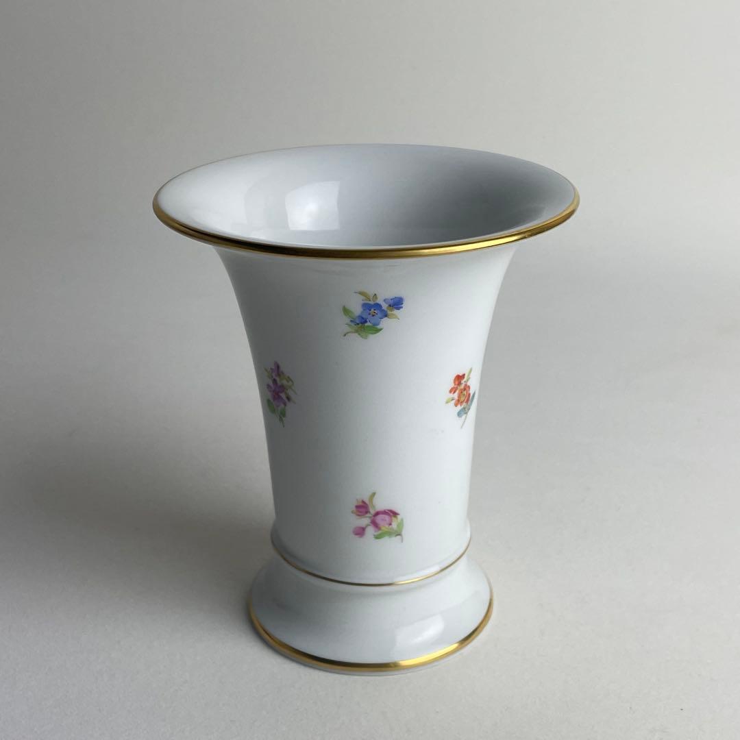 Meissen マイセン 散らし小花 花紋 花瓶