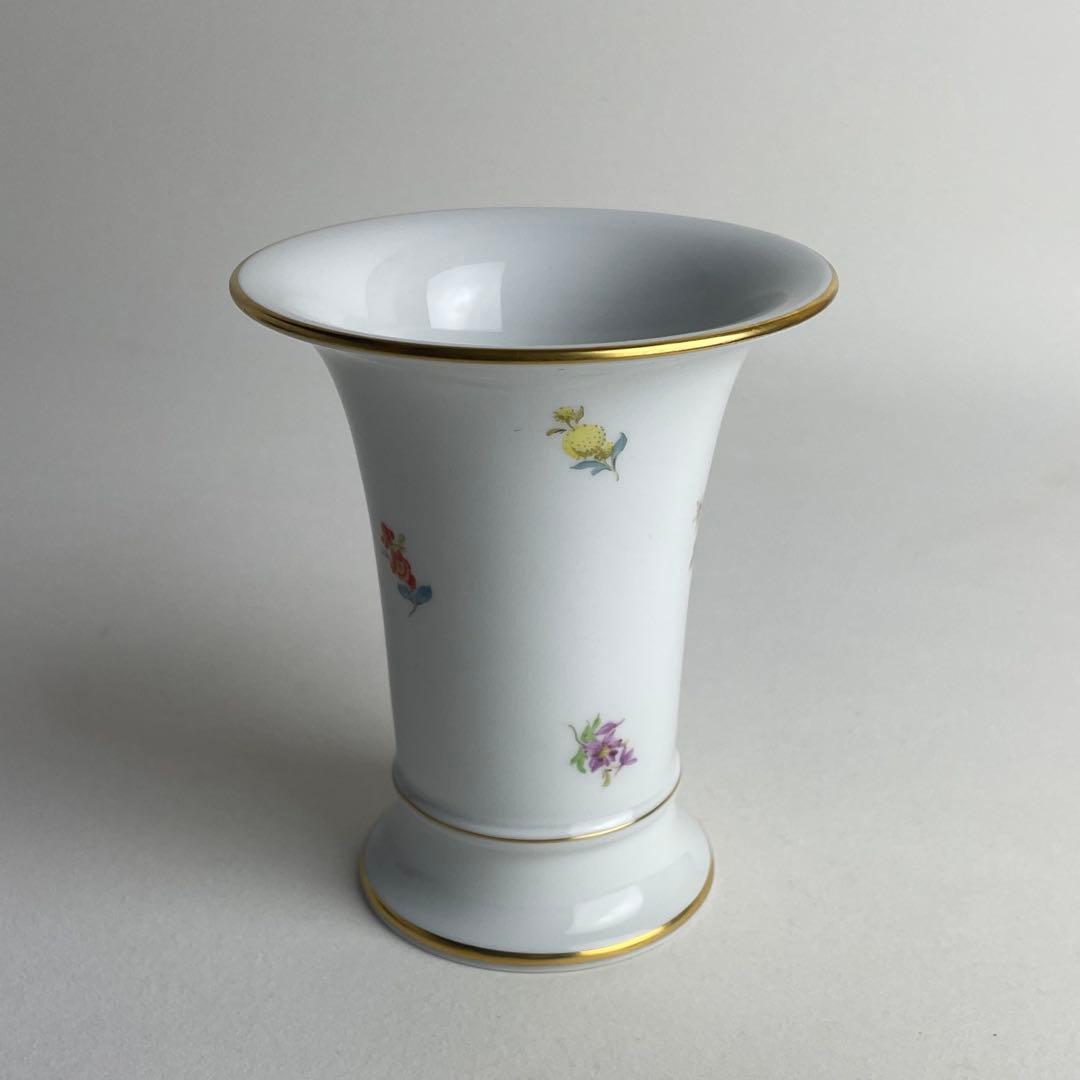 Meissen マイセン 散らし小花 花紋 花瓶