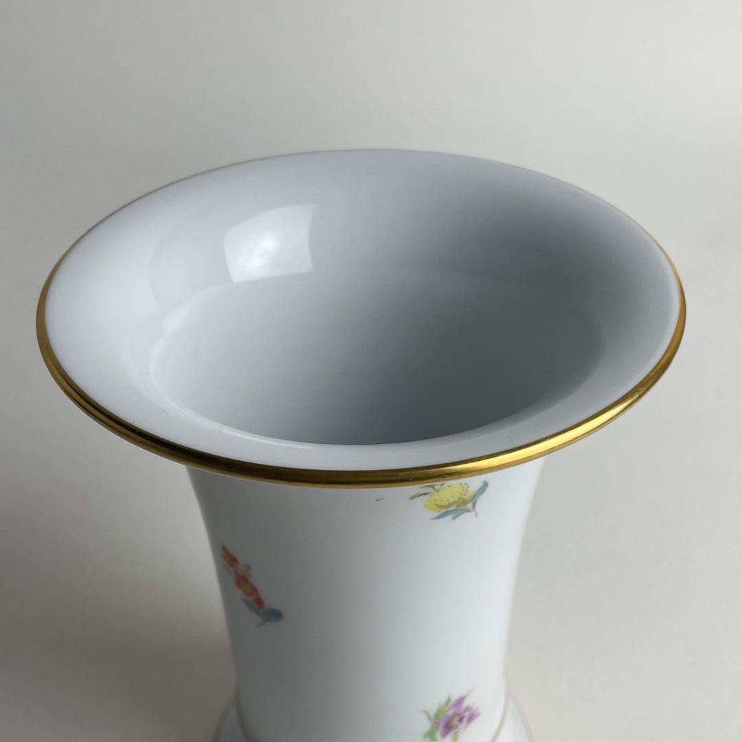 Meissen マイセン 散らし小花 花紋 花瓶