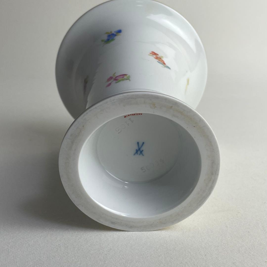 Meissen マイセン 散らし小花 花紋 花瓶