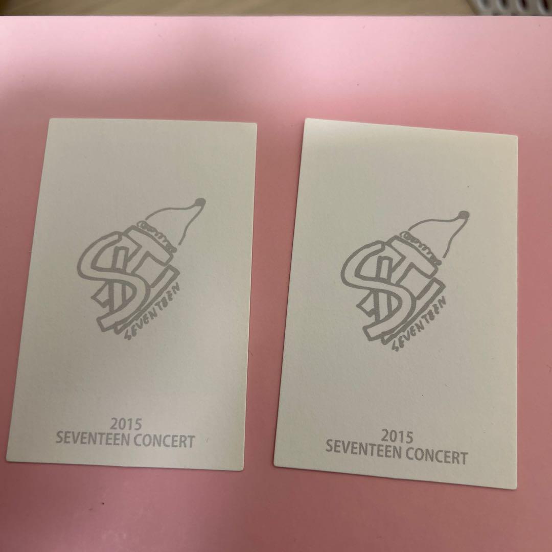 SEVENTEEN 2015 ジョンハン　マンセ　トレカ　青髪