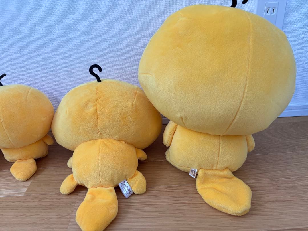 (当時品) 平成レトロ　かものはしかも。ぬいぐるみ 4点