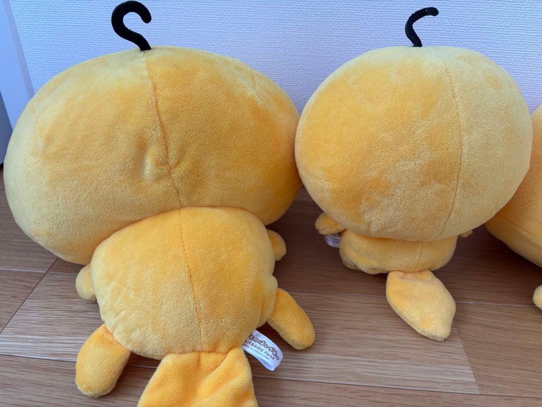 (当時品) 平成レトロ　かものはしかも。ぬいぐるみ 4点