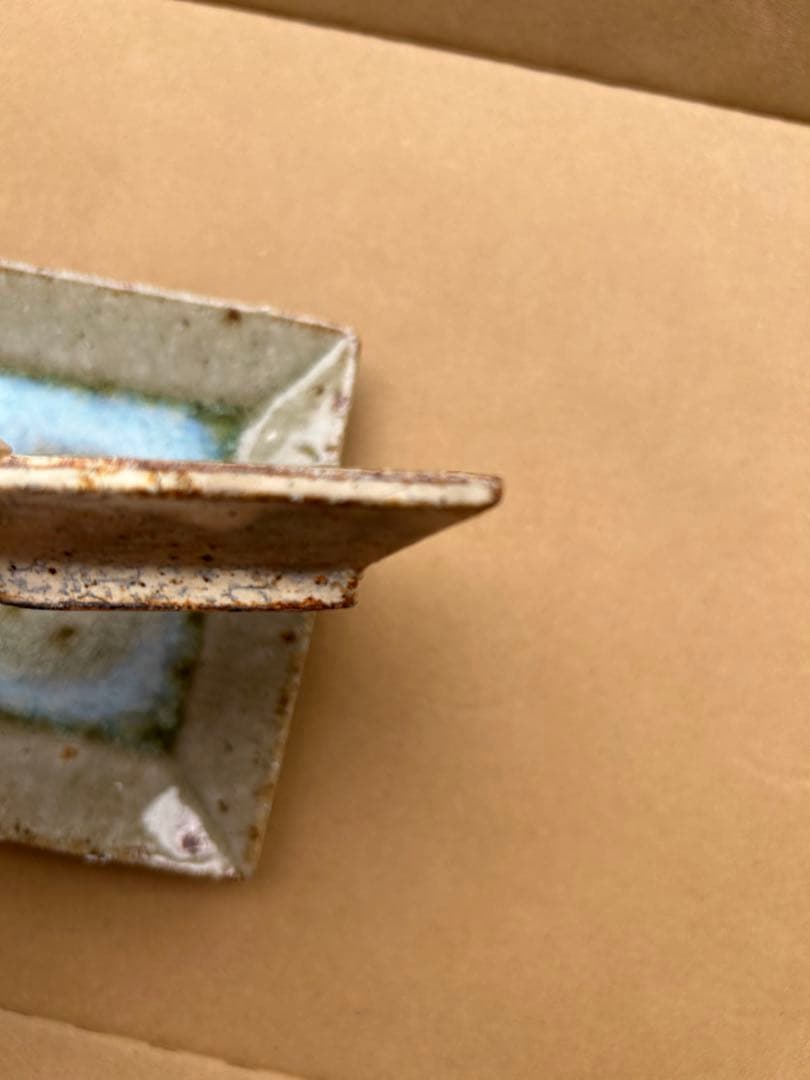 やちむん 宮城陶器 宮城正幸 角皿 2枚セット