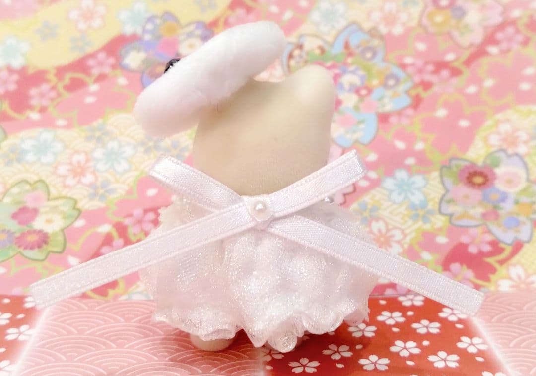 【ちくわR】ドール　赤ちゃん　ドレス　服　推し色　緑　白　カプチーノ